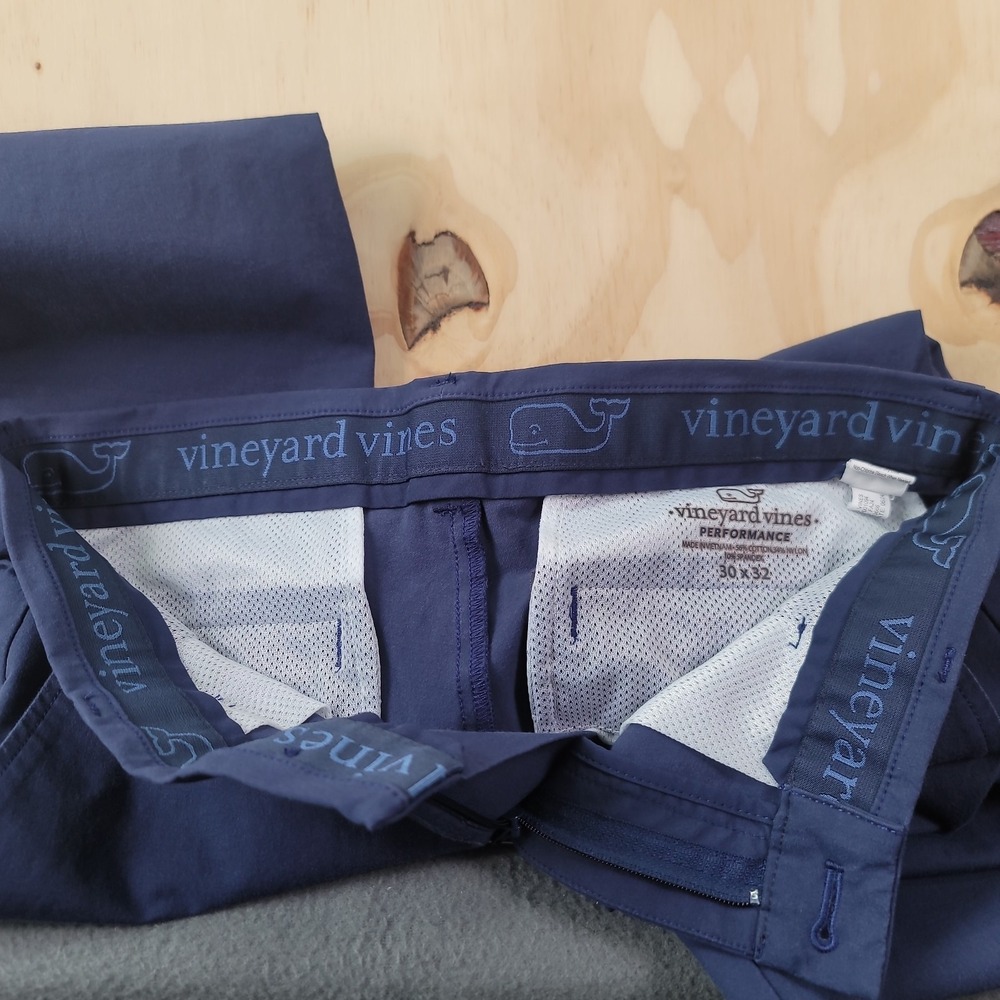 Vineyard Vines OTG Pants Men 31x31 Blue On The Go Performance Stretch Flex Golf - Picture 12 of 14
